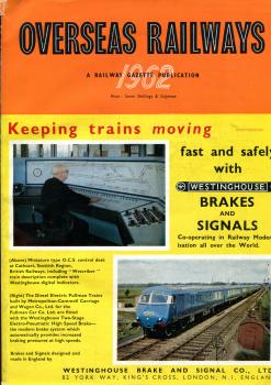 Overseas Railways 1962 A Railway Gazette Publication
