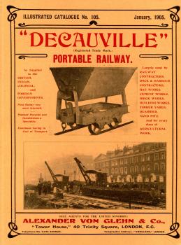 Illustred Catalogue DECAUVILLE Portable Railway 1905 Reprint
