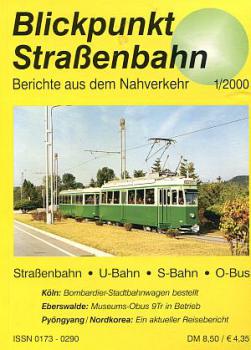 Blickpunkt Straßenbahn 01 / 2000