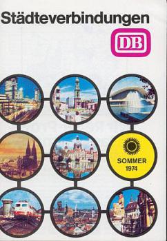 Städteverbindungen DB 1974
