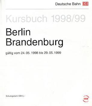 Kursbuch Berlin Brandenburg 1998 / 1999