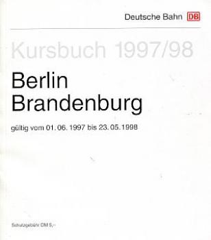 Kursbuch Berlin Brandenburg 1997 / 1998