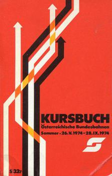 Kursbuch ÖBB Österreich 1974