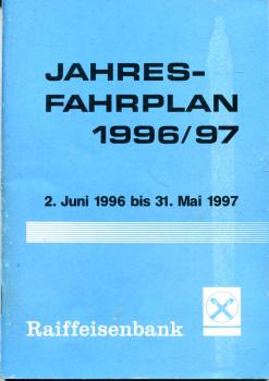 Fahrplan Neubeuern / Rosenheim und Umgebung 1996 / 1997