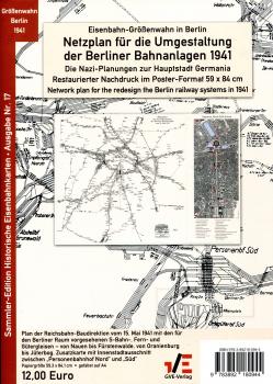Netzplan zur Umgestaltung der Berliner Bahnanlagen 1941 Die Nazi-Planungen zur Hauptstadt Germania