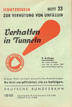 Verhalten in Tunneln 1959
