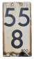 Preview: Kilometertafel 55 8 Emaille