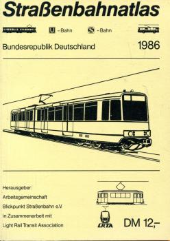 Straßenbahnatlas Bundesrepublik Deutschland 1986