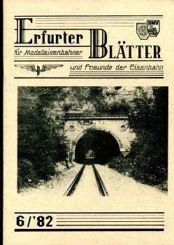 Erfurter Blätter 6 / 1982 75 Jahre Esperstedt – Oldislebener Eisenbahn