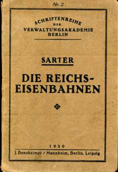 Die Reichs-Eisenbahnen 1920