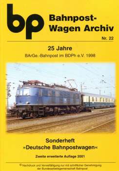 Bahnpost Wagen Archiv Nr 22