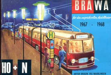 BRAWA Modellbahn Katalog 1967 / 1968 H0 und N