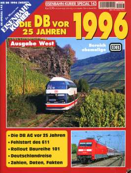 Die DB vor 25 Jahren 1996 Bereich ehemalige DB
