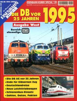 Die DB vor 25 Jahren 1995 Bereich ehemalige DB