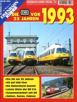 Die DB vor 25 Jahren 1993