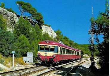 SNCF, Dieseltreibwagen X 4632 bei Carry-le-Rouet, 1991