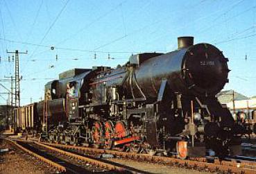 AK ÖBB Dampflok 52 1198 in Salzburg Hbf