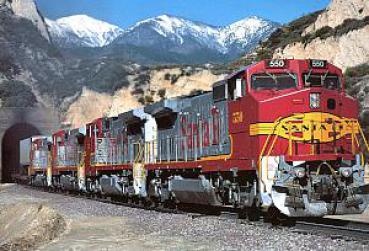 AK  Diesellokomotive 550 Topeka & Santa Fe Railway am Cajon Pass