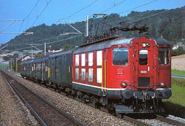 AK SBB Lokomotive Re 4/4 I 10025 bei Essert - Pittet