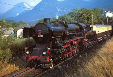AK Slowenische Eisenbahn Dampflokomotive 33-037 bei Rosenbach /