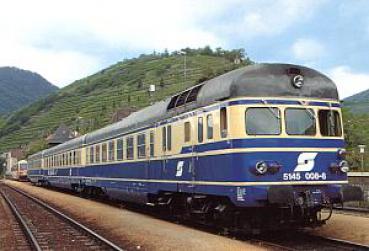 AK ÖBB Schnelltriebwagen 5145 008-8 in Spitz / Donau