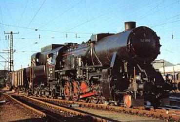 AK ÖBB Dampflokomotive 52.1198 in Salzburg HBF