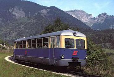 AK ÖBB Zahnrad Triebwagen 5099.01 der Schafbergbahn