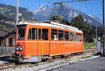 AK MIB Triebwagen 4/4 6 in Meiringen