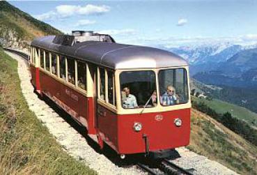 AK Monte Generoso Bahn Zahnrad Triebwagen Bhm 2/4 Nr 3
