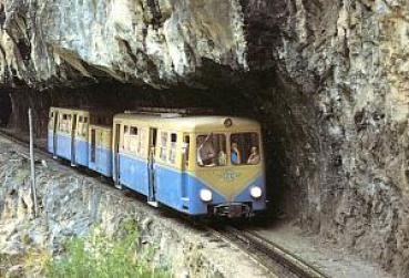 AK Griechische Staatsbahn Triebwagen auf der Strecke Diakofton K