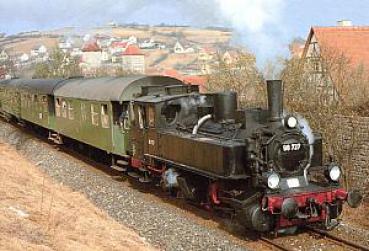 AK Dampflokomotive 98 727 bei Aub-Baldersheim