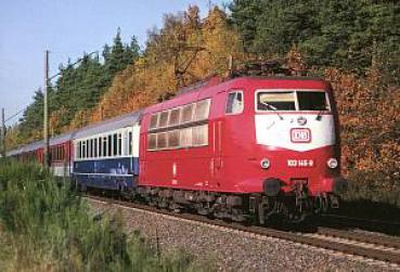 AK DB Elektrolokomotive 103 145 bei Rednitzhembach