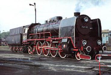 AK PKP Dampflokomotive Pt 47-65 in Wolsztyn