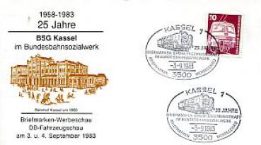 Sonderstempel 25 Jahre BSG Kassel 1983