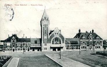 AK Colmar neuer Bahnhof