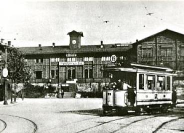 Foto AK Straßenbahn Frankfurt Main Tw 119 Bahnhof Frankfurt Süd