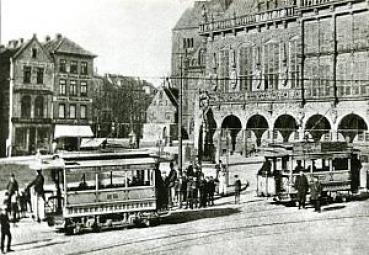 Foto AK Straßenbahn Bremen Tw 26 und 30