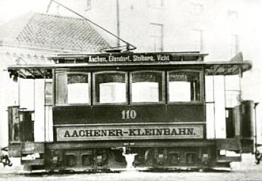 Foto AK Aachener Kleinbahn Tw 110