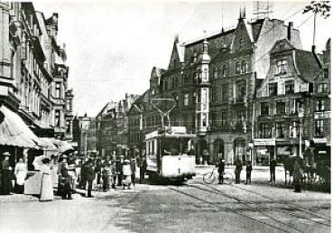 Foto AK Straßenbahn Rostock Tw 8