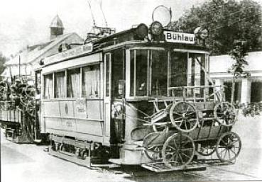 Foto AK Straßenbahn Dresden