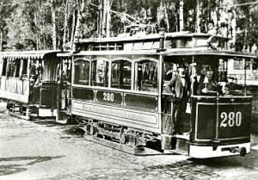 Foto AK Straßenbahn Dresden Tw 280