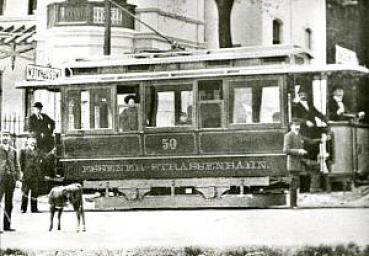 Foto AK Straßenbahn Essen Tw 50