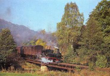 AK 99 1585-1 bei Streckewalde Strecke Wolkenstein - Jöhstadt