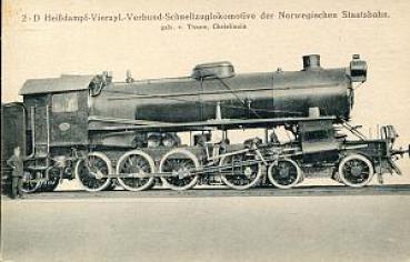 AK 2 D Heißdampf Schnellzuglokomotive der Norwegischen Staatsbah