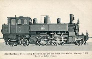 AK 1B2 Tenderlokomotive Bayerische Staatsbahn Gattung DXII