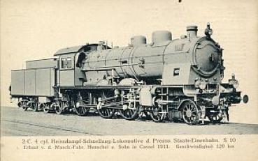 AK 2C 4 Zylinder Schnellzuglokomotive Preußische Staatsbahn S 10