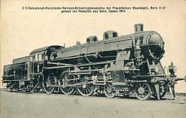 AK 2C Heissdampf Schnellzuglokomotive Preußische Staatsbahn Seri