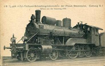 AK 2B Schnellzuglokomotive Preußische Staatsbahn Hanomag 1903 Ga