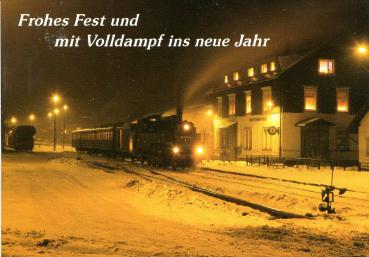 Frohes Fest und mit Volldampf ins neue Jahr 86 1001 in Crottendorf