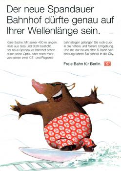 AK Max Maulwurf Der neue Spandauer Bahnhof dürfte genau auf Ihrer Wellenlänge liegen